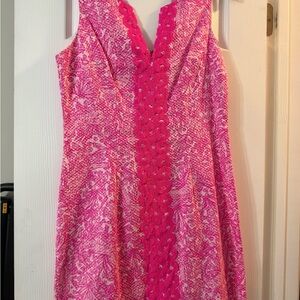 Lilly Pulitzer Pink A-Line Mini Dress